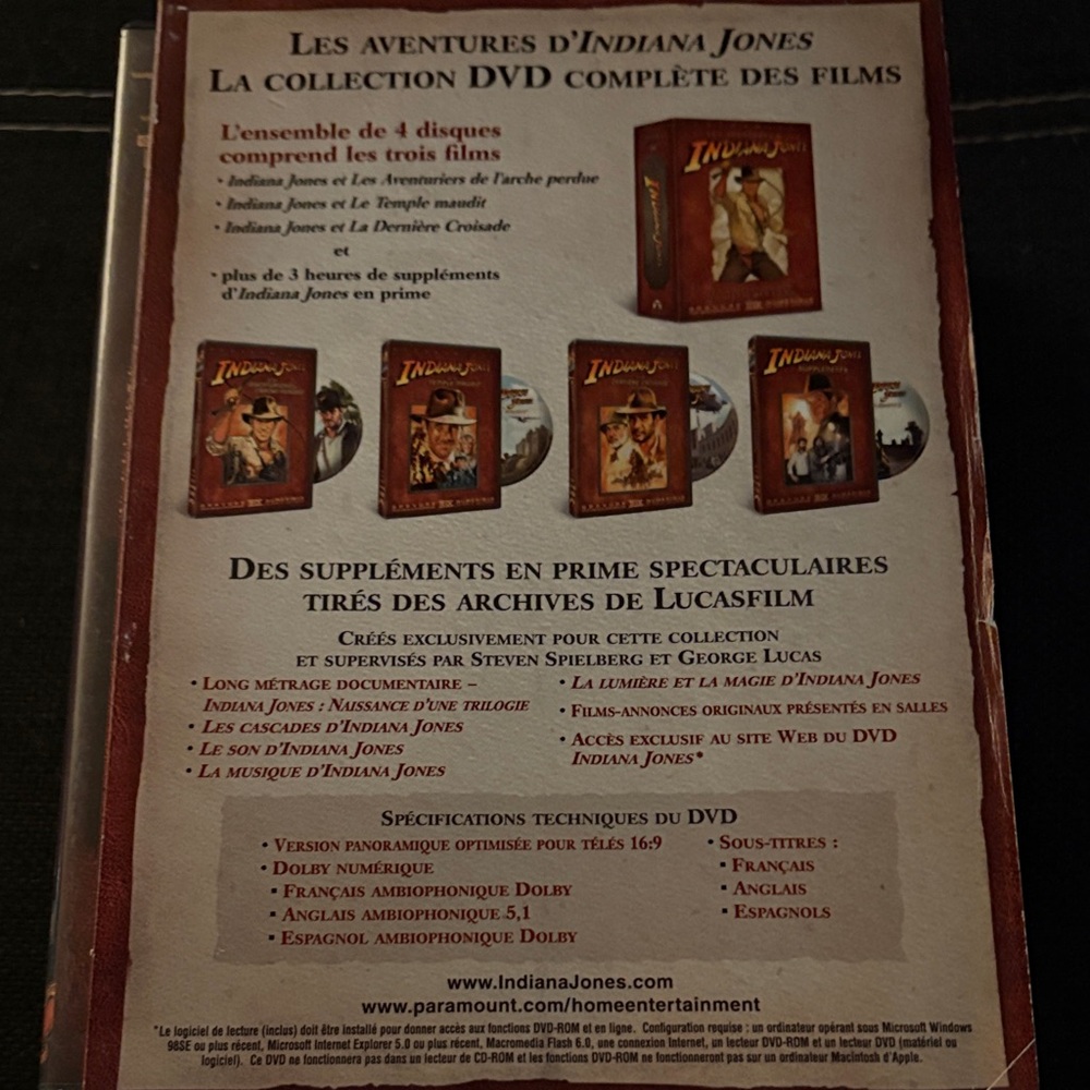Indiana Jones DVD Collection - - Picture 2 of 3